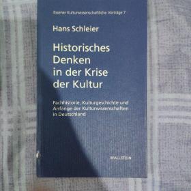 国内现货  德语版 文化危机中的历史困境 Historisches  deken  in der krise der  kultur  德文原版  平装