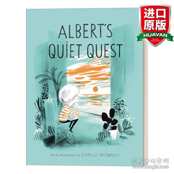 英文原版 Albert's Quiet Quest (Mile End Kids Story) 阿尔贝的追求 4-8岁儿童精装宠物主题绘本 Isabelle Arsenault 英文版 进口英语原版书籍