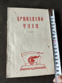 无产阶级文化大革命学习文选(二）