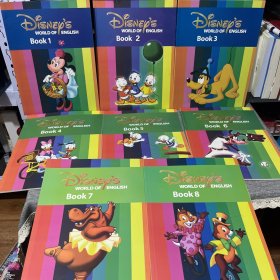 迪士尼Disnep's world of english BOOK 1-12【12本合售】