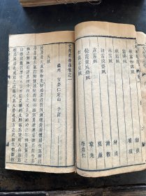 清康熙年“瀛州宫梦仁定山氏”刊《文苑英华选》存11册。刻印精良！宫氏文献史料。