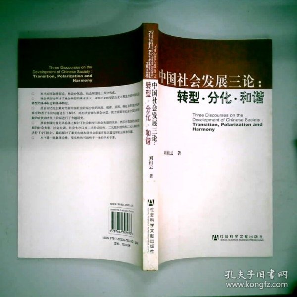 中国社会发展三论：转型·分化·和谐