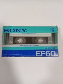 磁带：SONY EF60空白磁带全新未拆封 （外皮略有破损） 多单合并运费