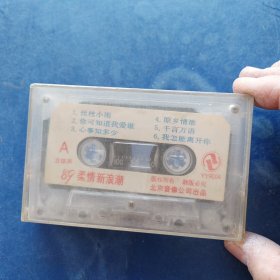 磁带:89柔情新浪潮 ，无歌词，发货前再次试播， 确保正常播放发货，一切以图为准，请买家仔细看图下单，免争议。