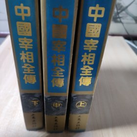 中国宰相全传(上中下册)