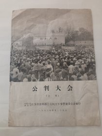 公判大会会刊