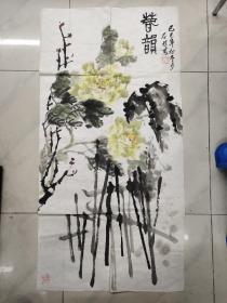 石林 花卉作品一幅