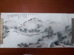 王清斋指画《为国求贤图》。