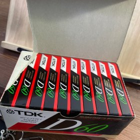 TDKD60空白磁带未开封（原盒10盘）加进口播放机