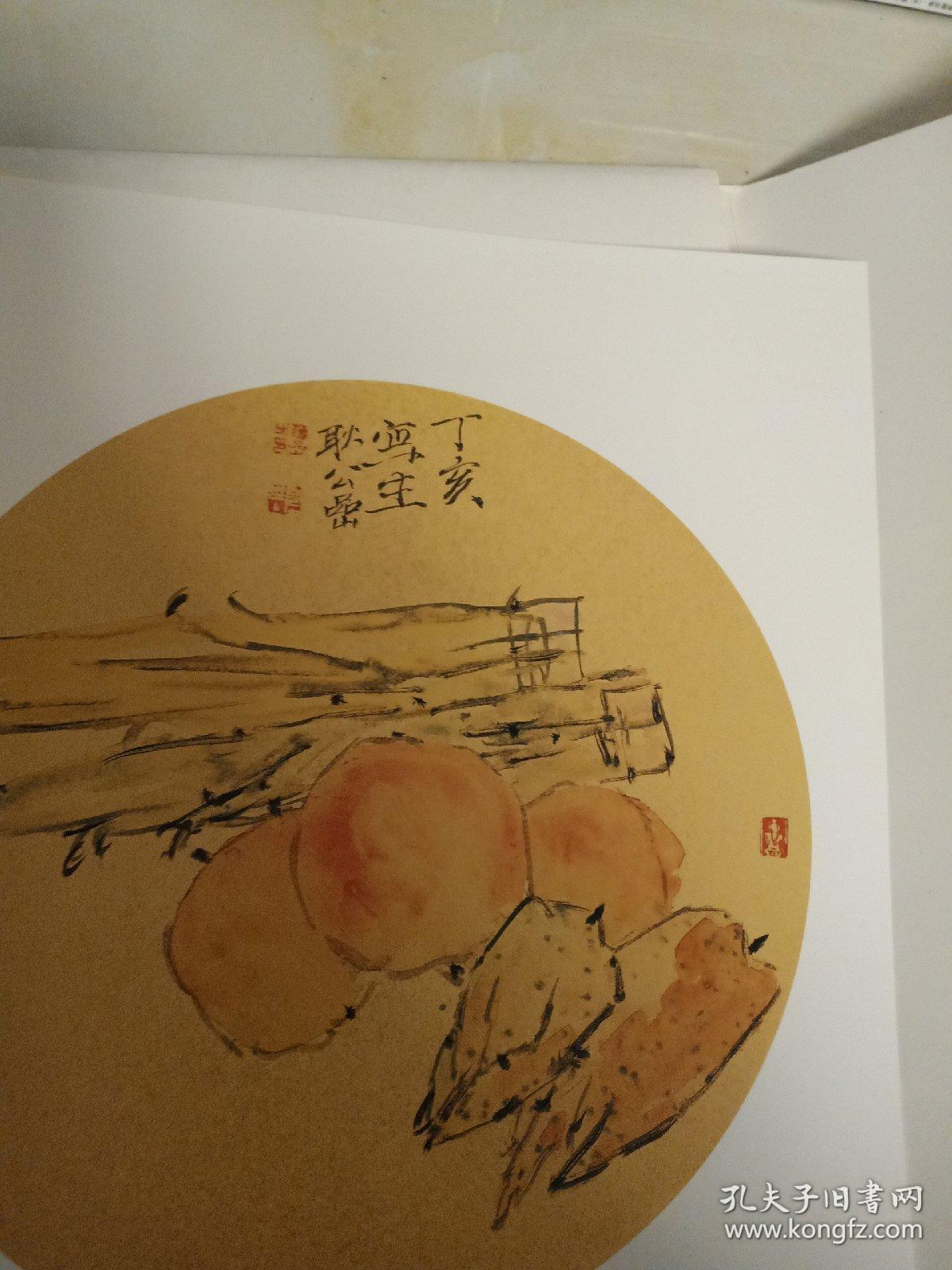 蒋喦中国画（金箔）作品