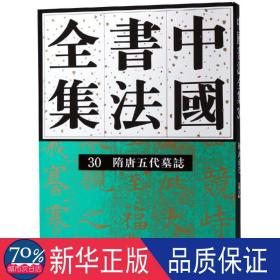 中国书法全集:30:隋唐五代编 隋唐五代墓志卷 毛笔书法 刘正成主编 新华正版