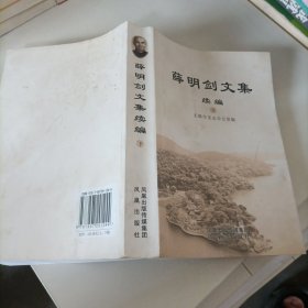 薛明剑，文集:续编