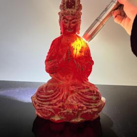 高仿老皮琥珀佛像人物摆件
【尺寸】15.5*25.5cm（手工测量略有误差)
【重量】1516.5g