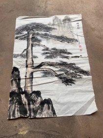 江苏画家杲先志的作品一副，长66厘米宽45厘米，卖418元