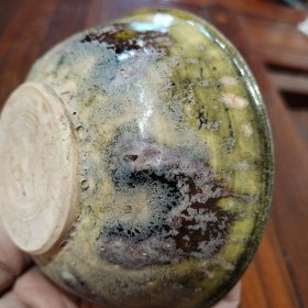 巩县窑黄釉小碗