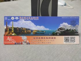贵州毕节织金洞景区观光车票
