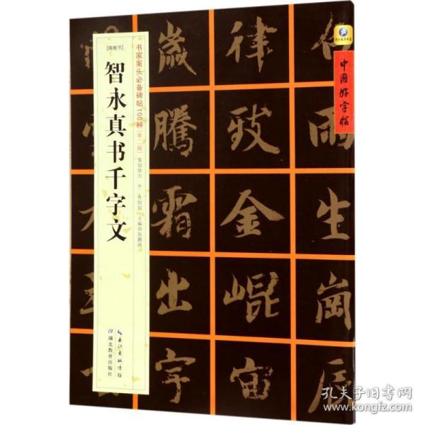 [隋楷书]智永真书千字文 毛笔书法 张鹏涛 主编