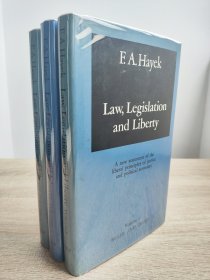 （初版首刷！三册合售，国内现货，保存良好，精装版，英文原版）Law, Legislation and LibertyA new statement of the liberal principles of justice and political economy F. A. Hayek 法律、立法与自由  [英]哈耶克 经济学经典之作