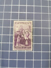 澳大利亚1955年《现代护理制度建立周年纪念：护士》信销邮票