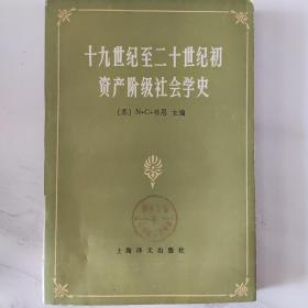 十九世纪至二十世纪初资产阶级社会学史