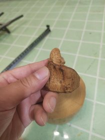 根雕崖柏 济公