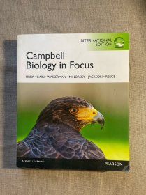 Campbell Biology in Focus: International Edition 坎贝尔生物学教材【英文版，大16开铜版纸印刷】馆藏书，裸书2.4公斤