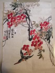 张世简花鸟画（保真）(25)