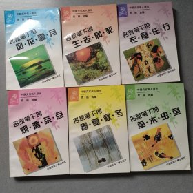 中国文化名人谈丛（6本）