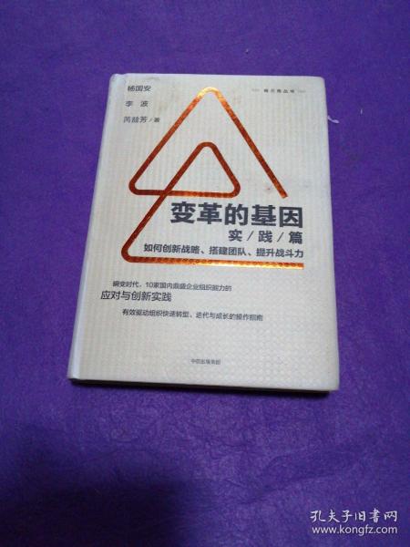 变革的基因：如何创新战略、搭建团队、提升战斗力（实践篇）