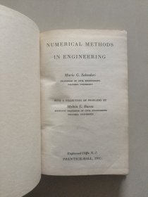 Numerical Methods in Engineering