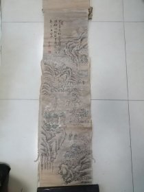 清代画家芳州杜衡山水人物画