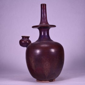 宋钧窑窑变釉水柱瓶规格32*18厘米