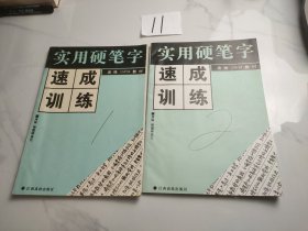 实用硬笔字速成训练(一二，2本合售)