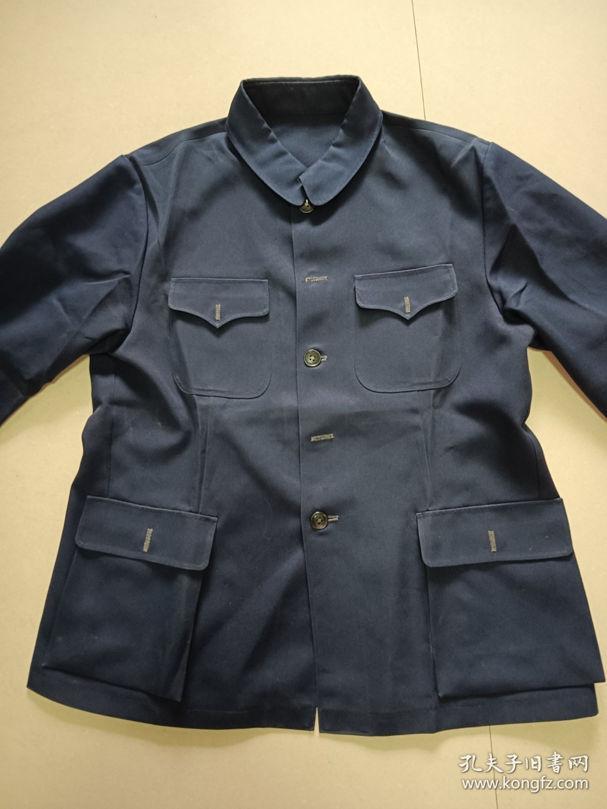 老中山装 七八十年代手工缝制