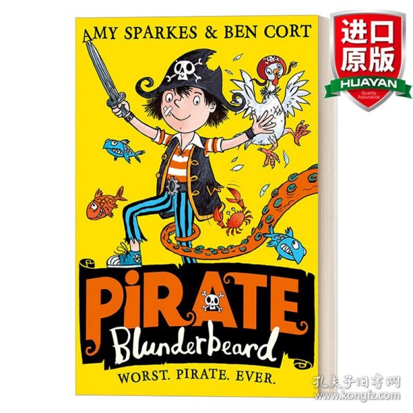 英文原版 Pirate Blunderbeard: Worst. Pirate. Ever. 小海盗布朗德彼得1：有史以来最烂的海盗 儿童章节小说 英文版 进口英语原版书籍