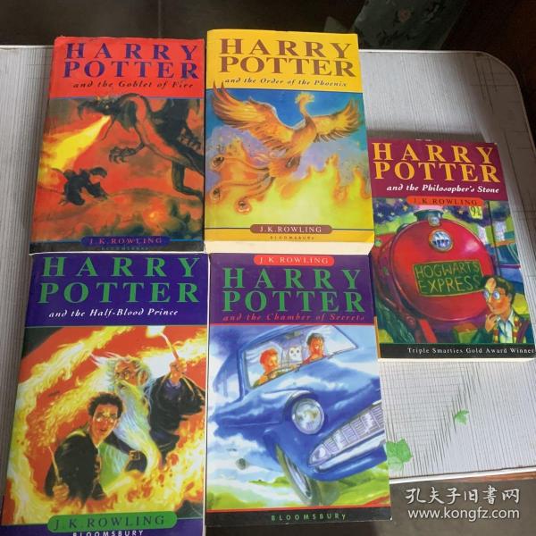 HARRYPOTTER【1+2+4+5+6五本合售影印版】