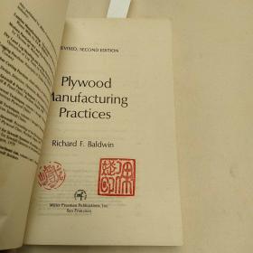 （英文版）Plywood Manufacturing Practices胶合板制造实践（修订第2版）