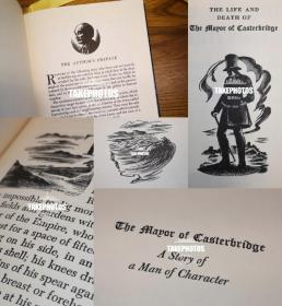 The Mayor of Casterbridge : ILLUSTRATED with WOOD ENGRAVINGS by Agnes Miller Parker 卡斯特橋市長 Thomas Hardy 真皮精裝本 The Easton Press