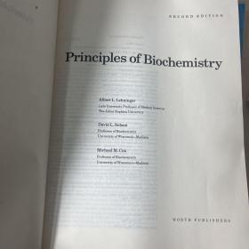 principles of biochemistry（1,2册）2本合售  生物化学原理