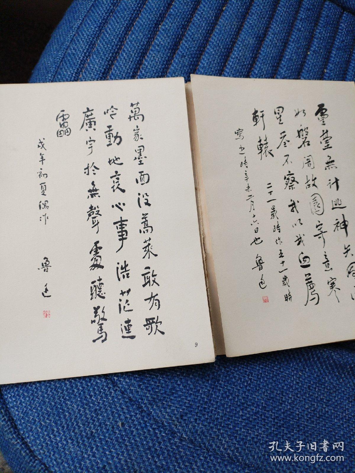 鲁迅自书诗十首（15箱右1）