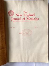 新英格兰医学杂志（new England Journal of Medicine）（12—16册五册合售）