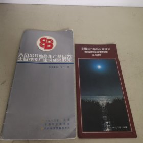 全国出口商品生产基地专厂建设成果展览、全国出口商品生产基地专厂建设成果展览 江苏馆（册页）【两册合出】