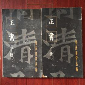 正书，中册，下册(书法自学丛帖)