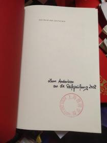 Das Buch der Deutschen 《德意志书》布面精裝大16開 厚重冊  紙張精良