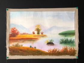 油画55【陈逸飞】手绘油画，104*74cm左右

实物拍摄，一物一图