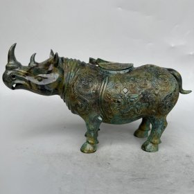 西周犀牛尊收藏犀尊