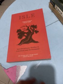 ISLE Interdisciplinary Studies in Literature and Environment