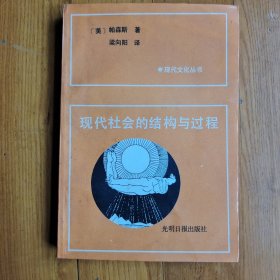 现代社会的结构与过程