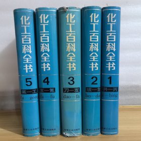 化工百科全书1-5 大16开精装本