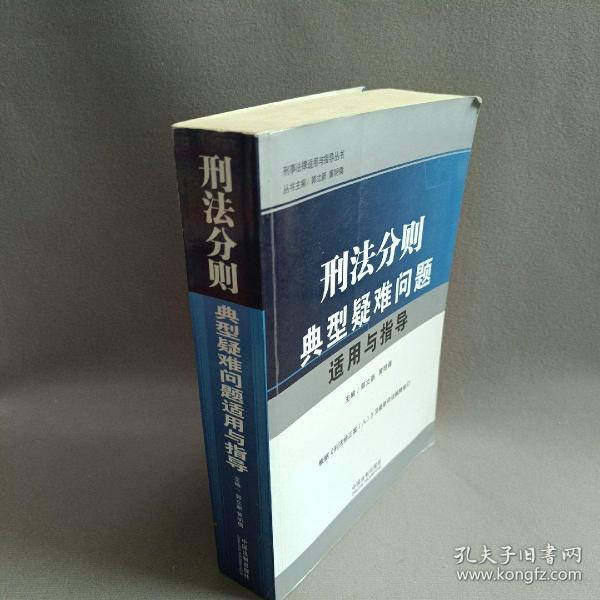 刑事法律适用与指导丛书：刑法分则典型疑难问题适用与指导